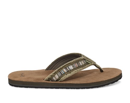 Tong Sanuk Fraid So Eco-Friendly Homme - Marron YADTCX850